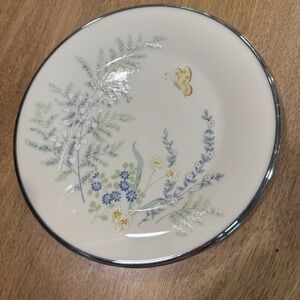 Lenox CINDERELLA‎ Platinum Trim Dinner 10 5/8" EUC Butterfly Vintage Plate Wall